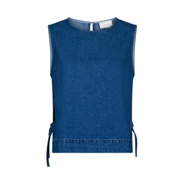 Neo Noir - Top - Svetlana Denim Top - Blue