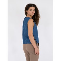 Neo Noir - Top - Svetlana Denim Top - Blue