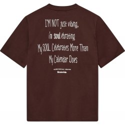 Rester�ds - T-Shirt - Tas Print Embroidery Brown