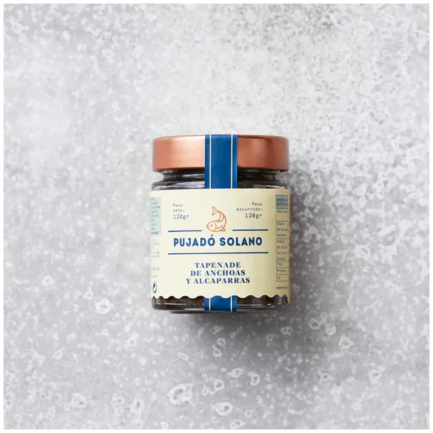 Gr�ndals - Tapenade af ansjos, oliven og kapers