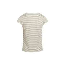 Mads Nrgaard - T-Shirt - Organic Favorite Teasy Tee Stripe - White /Elm