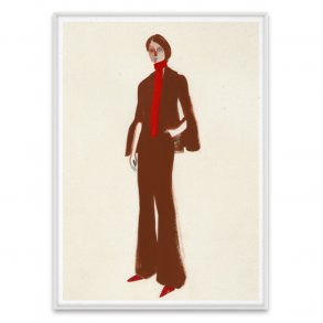 Paper Collective - Plakat The Suit 50 x 70. OBS: KUN I BUTIK