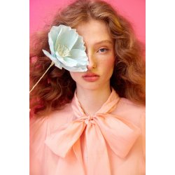 Hunkn - Theresa Shirt -  Peach