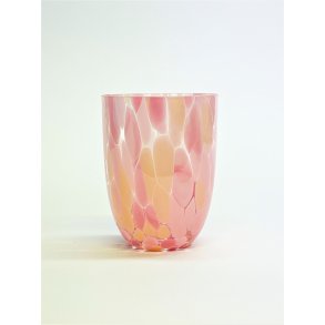 Anna von Lipa - Drikkeglas - Big confetti Tumbler Apricot, KUN I BUTIK