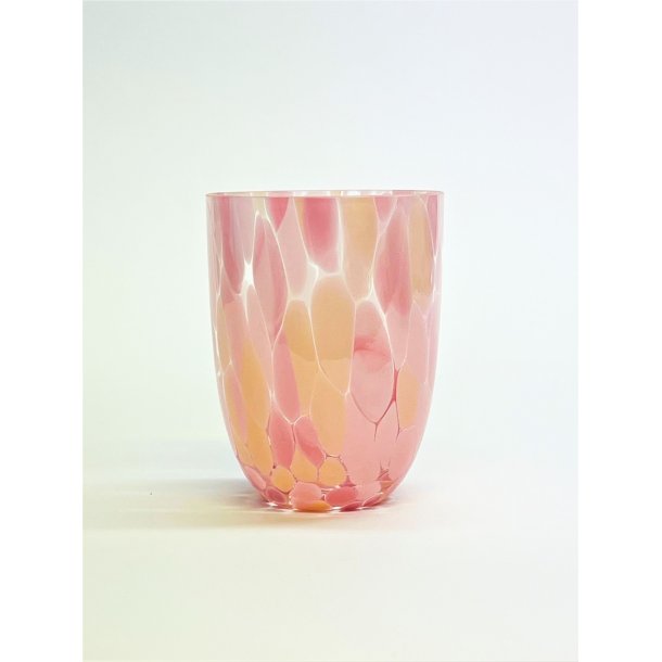 Anna von Lipa - Drikkeglas - Big confetti Tumbler Apricot, KUN I BUTIK