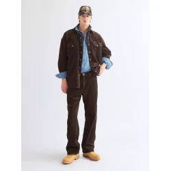 Wrangler - Kasket - Workwear Cap - Ternet brun
