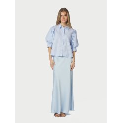 Neo Noir -  Skjortebluse - Etta Stripe Stone - Light Blue