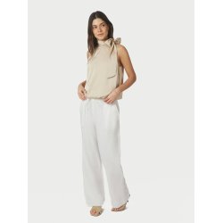 Neo Noir - Veda Drapy Satin Top - Dark sand