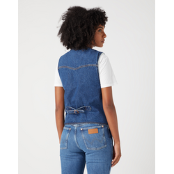 Wrangler - Denim Vest  Slim - Dark Wash