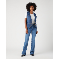 Wrangler - Denim Vest  Slim - Dark Wash