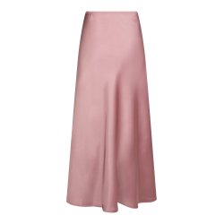 Neo Noir - Nederdel Vicky Heavy Sateen Skirt - Evening Rose