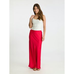 Neo Noir - Nederdel Vicky Heavy Sateen Skirt - Red