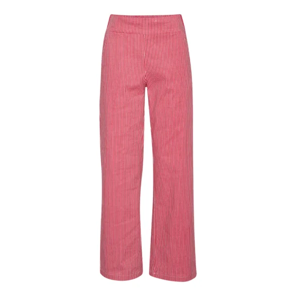Amaze Cph - Bukser Victoria Pinstripe  - Red White