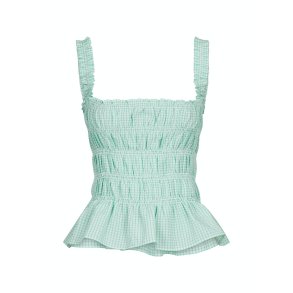 Neo Noir - Top - Vivi Check Top Soft Green