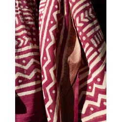 Craft Sisters - T�rkl�de Bagru scarf 304 - Wine