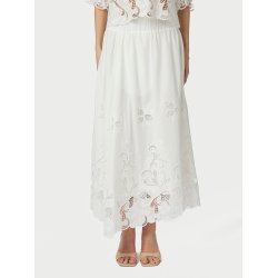 Neo Noir - Yara Long Emb Skirt - White
