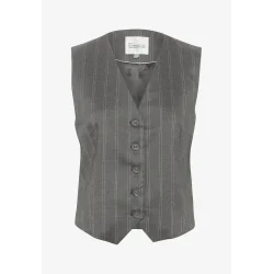 My Essential Wardrobe - Vest Tito - Grey W. White 