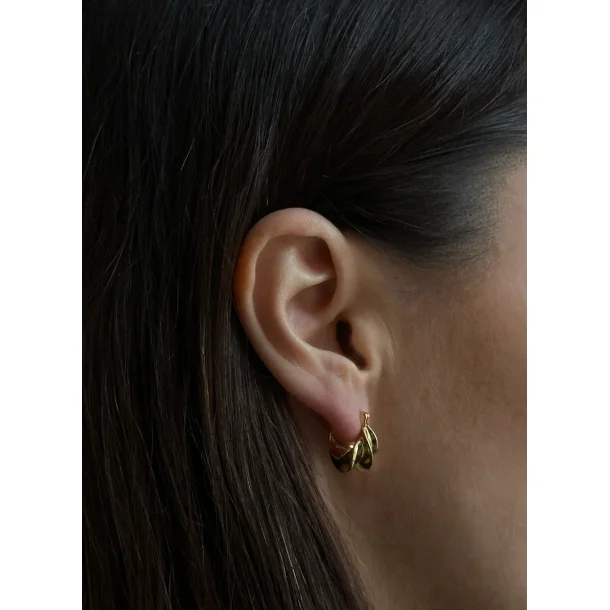 Pico Copenhagen - Afrika Petit Hoops - Slv &amp; Forgyldt