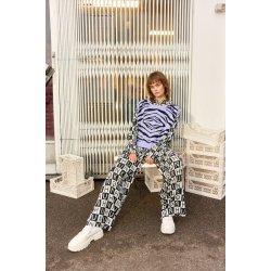 Hunkn - Strikvest - Alberte Knit Top - Purple