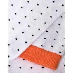 Mads Nrgaard - Strmper - Sock Pair Ana Mix - Black Stripe / White Dot