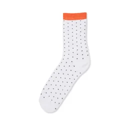 Mads Nrgaard - Strmper - Sock Pair Ana Mix - Black Stripe / White Dot