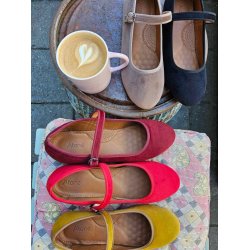 Atone - Mary Jane Ballerina - Taupe