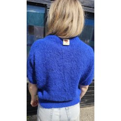 Coffee Beanies - Ida Short sleeved  Fluffy Alpaca - Koboltbl