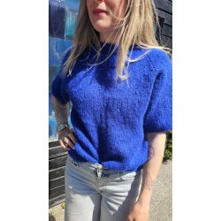 Coffee Beanies - Ida Short sleeved  Fluffy Alpaca - Koboltbl