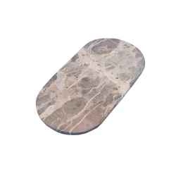 Au Maison - Ovalt Fad Marmor - 30 x 15 cm.