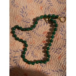 Craft Sisters - Aunties Halskde - Green Onyx