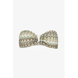 Becks�ndergaard - Amber Bandeau Bikini Top - Bettle Green