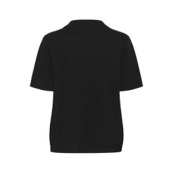 My Essential Wardrobe - Sinna Knit Polo - Black
