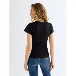 Wrangler - T-Shirt Shrunken Band Tee - Black Beauty