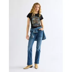 Wrangler - T-Shirt Shrunken Band Tee - Black Beauty
