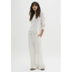 My Essential Wardrobe - Diva Boxy Knit Blouse - Bright White