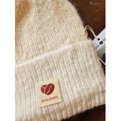 Coffee Beanies - Sky Beanie - Hue - Off white - Gult logo