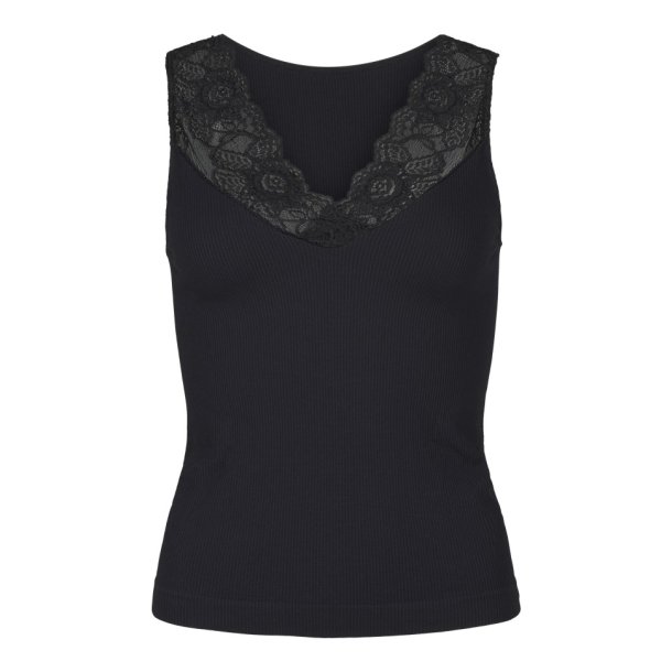 Tim &amp; Simonsen - Rib top - Belen Sort