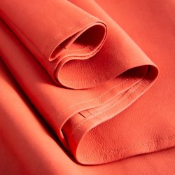 Depeche - A skindnederdel med blte - Coral