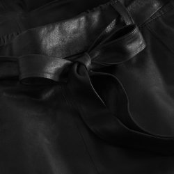 Depeche - Skindnederdel med blte - Black