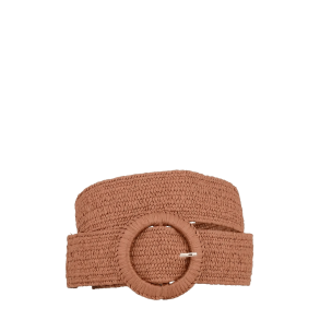 Beck S�ndergaard - Wide Zia Belt - Mocha brown