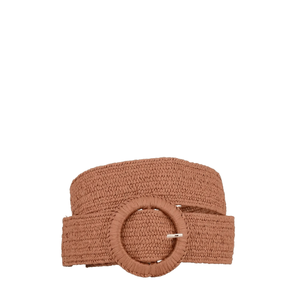 Beck S�ndergaard - Wide Zia Belt - Mocha brown