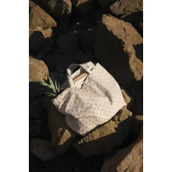 Moshi Moshi Mind - Big Dot Bag - Ecru/Black
