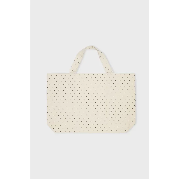 Moshi Moshi Mind - Big Dot Bag - Ecru/Black