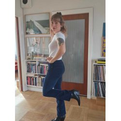 Lee - Fljlsbukser Breese Boot - Rivet Navy