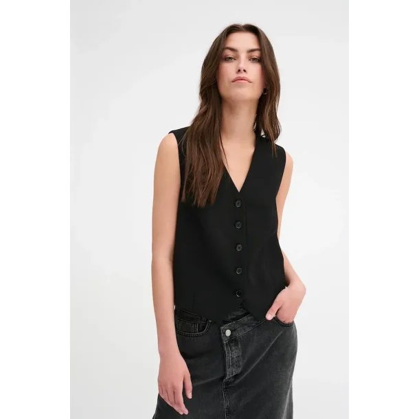  My Essential Wardrobe - Yola MW Vest - Black