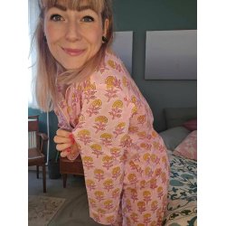 Craft Sisters - Pyjamas Blockprint - Bubblegum