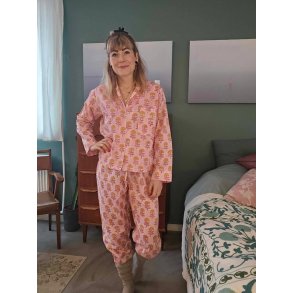 Craft Sisters - Pyjamas Blockprint - Bubblegum