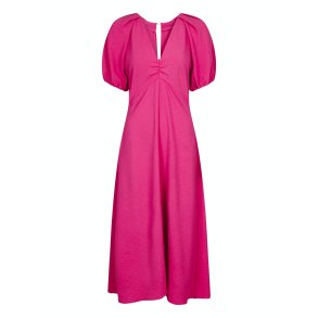 Neo Noir - Kjole - Bomba Solid Dress Pink