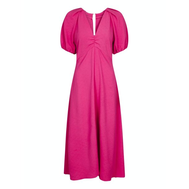 Neo Noir - Kjole - Bomba Solid Dress Pink