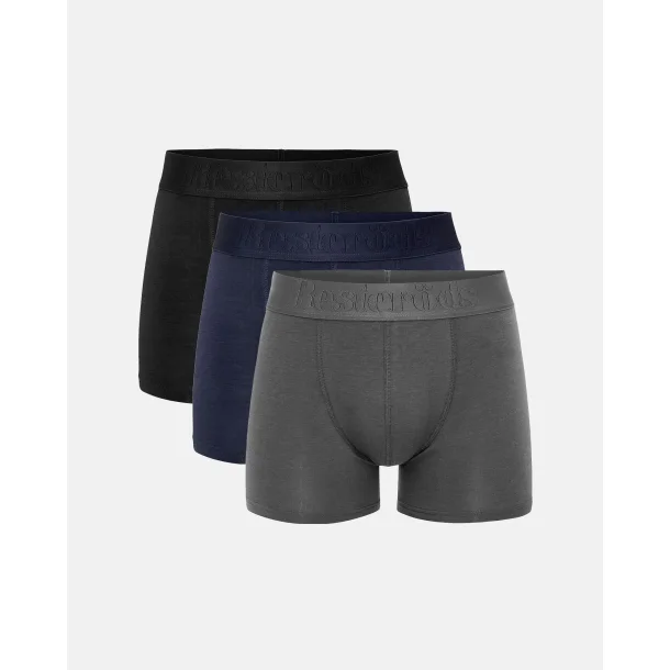Resterds - Bambus Underbukser/Tights - 3 pk. Sort, gr &amp; navy
